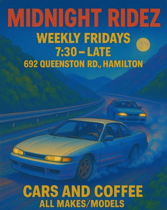 MIDNIGHTRIDEZ - CARS AND COFFEE